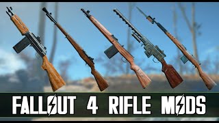 Top 5 Rifle Mods For Fallout 4 [upl. by Aisilef]