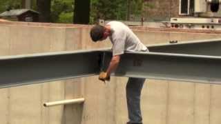 Custom Home Builder Tips  Setting Steel Beams  Divak Developers [upl. by Gleda625]