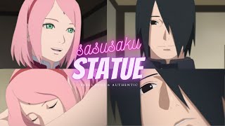 Sasuke x Sakura ft Sarada Uchiha AMV  sasusaku  Statue [upl. by Phene]