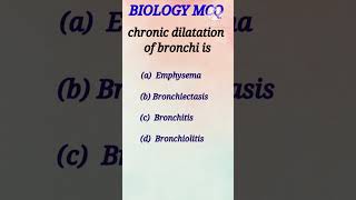 chronic dilatation of bronchi iseducationvideoneetexamstudy [upl. by Meelak]