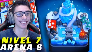 COMO CHEGAR NA ARENA 8 NO NÍVEL 7 NO CLASH ROYALE DECK  ESTRATÉGIA [upl. by Annoj]