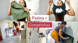 VLOG Fui taxada na shein  Faxina na casa nova [upl. by Nnaeirelav]