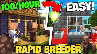 Insane Villager Breeder for Minecraft Bedrock 121 2024 [upl. by Enenaj]