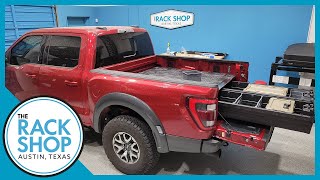 20212024 Ford F150 Raptor DECKED InBed Drawer System  The Rack Shop  Austin TX [upl. by Caine136]