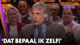 Johan stoort zich aan kritiek van Shownieuws ‘Dat bepaal ik zelf’  VANDAAG INSIDE [upl. by Arodasi]