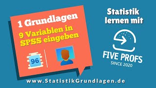 19 Variablen in SPSS eingeben [upl. by Bremen]