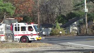 Lunenburg Ma Fire 19Engine 1 Responding [upl. by Swehttam]