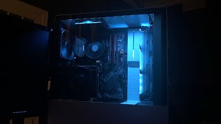 NZXT H510i Build Vertical GPU mount [upl. by Engamrahc100]