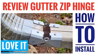 REVIEW Zip Hinge Gutter Downspout Extension Hinge HOW TO INSTALL I Love It [upl. by Denison]