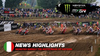 News Highlights  Monster Energy FIM Motocross of Nations 2021  Italy Motocross [upl. by Laved324]