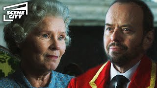 The Queen Meets the Royal Servants  The Crown Imelda Staunton Andrew Havill [upl. by Ettedo]