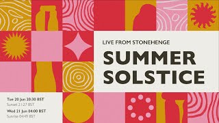 Summer Solstice 2023 Sunrise Live from Stonehenge [upl. by Phelips270]