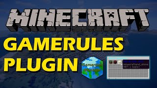 Change world rules in a GUI in Minecraft with Ultimate Gamerules Manager Plugin [upl. by Bogosian137]