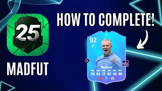 How To Complete POTM ERLING HAALAND easiest way possible  MadFUT 25 [upl. by Iturhs830]