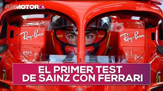 Carlos Sainz prueba el Ferrari SF71H en Fiorano  SoyMotorcom [upl. by Gaut]