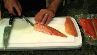 kokanee filleting  how to fillet a kokanee by kokaneekid [upl. by Namref69]