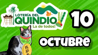 Resultado LOTERIA DEL QUINDIO Jueves 10 de Octubre de 2024 [upl. by Dorice]