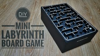 How to Make Mini Labyrinth Board Game from Smartphone Box  DIY [upl. by Artina]