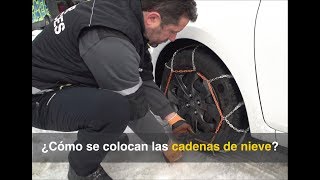 Cómo colocar las cadenas de nieve metálicas [upl. by Egap]