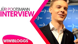 Jüri Pootsmann quotPlayquot  Eesti Laul 2016 Interview  wiwibloggs [upl. by Kingsley802]