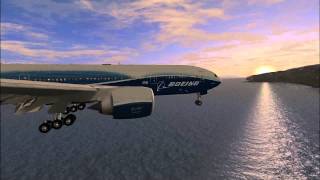 777 landing at LPMA Madeira [upl. by Nika]