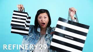 1000 Ultimate Sephora Shopping Haul  Beauty With Mi  Refinery29 [upl. by Aliac]