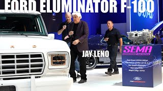 Jay Leno Showcases the all New Ford Electric Eluminator F100 Concept at SEMA 2021 [upl. by Eat341]