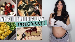 WHAT I EAT IN A DAY  PREGNANCY EDITION Grocery Shopping Meal Prep amp Going Out to Eat  Faith Drew [upl. by Jadd]