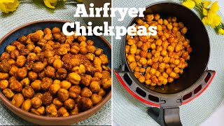 Crispy Airfryer Chickpeas [upl. by Gilbart]