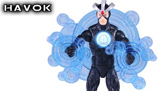 Marvel Legends HAVOK XMen Action Figure Review [upl. by Ahsekyt347]