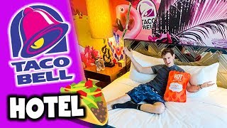 We Stayed at the TACO BELL HOTEL [upl. by Llennod]