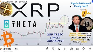 XRP UP 25 Crypto  THETA Small time frame update recovery ahead btc trading analysis ripple [upl. by Orit]