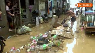 Residents return to Manila streets devastated by Typhoon Gaemi  REUTERS [upl. by Orren]