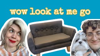 I diyed a dog couch for commentary youtuber slo4n [upl. by Everest]