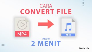 Cara Mudah Convert file MP4 ke MP3 dengan Aplikasi AIMP [upl. by Auqinet]