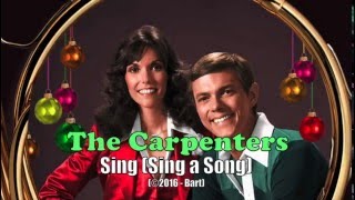 The Carpenters  Sing Sing a Song Karaoke [upl. by Ferdinanda410]