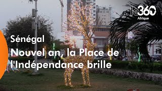 Dakar pour le Nouvel An la Place de l’Indépendance déjà à la fête [upl. by Yellah]