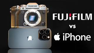 Can the iPhone 16 Pro BEAT a Pro Fuji Camera [upl. by Nnylirej]