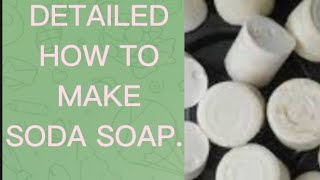 HOW TO MAKE SODA LAUNDRY SOAP 3 different methods Starts on how to bleach palm oil for soda soap [upl. by Yralih]