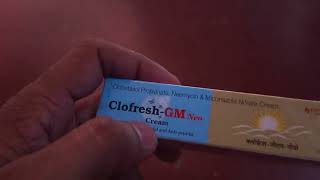 Clofresh  GM Neo Cream Uses In hindi  Anti Fungal Infection Anti Bectrial Cream खुजली जलन [upl. by Acina790]