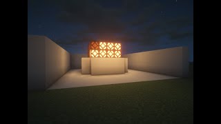 HOW TO MAKE ROTATING LIGHT IN MINECRAFT TUTORIAL NO MODS NO ADDONS [upl. by Ailuj]