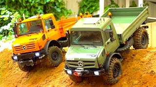 ALL NEW RC SCALEART UNIMOG PROTOTYPE  TEST ROUGH TERRAIN FOR Unimog U5000 CONSTRUCTION WORLD [upl. by Llenrap]