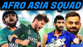 AFRO ASIA CUP 2025  Full squad  Haider Rajpoot💪 [upl. by Ggerk]