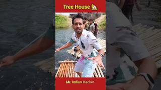 We Made A Tree House 😯 MRINDIANHACKER mrindianhackershorts [upl. by Biamonte558]