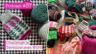 Podcast Tricot 37  Challenge je termine mes encours [upl. by Woehick498]