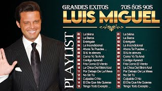 Luis Miguel 90s Sus Exitos Romanticos  Mejores Canciones  Mix Romanticos [upl. by Ylro903]