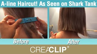 Aline Haircut As Seen on Shark Tank CreaClip [upl. by Berkow338]