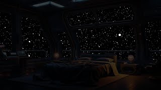 Sleep Deeply with Spaceship Ambience and White Noise in the Cockpit of a Starship Under the Universe [upl. by Troy]