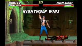 Ultimate Mortal Kombat 3  Nightwolf Arcade Very Hard  SZ Valdes [upl. by Cochrane475]