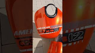 Body kit per Buell XB12 candy orange pearl MatteoPetaccia customPaint madeinItaly [upl. by Ahsetan559]